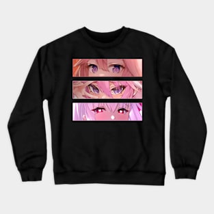 Lewd Eyes Pink Bundle Crewneck Sweatshirt